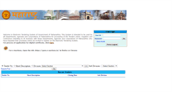 Desktop Screenshot of mssidc.maharashtra.etenders.in