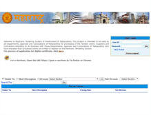 Tablet Screenshot of mssidc.maharashtra.etenders.in